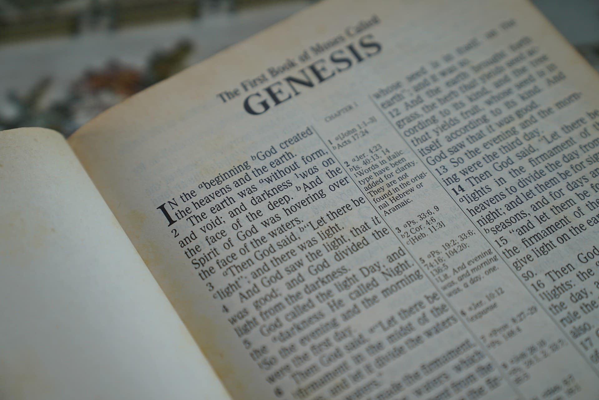 In the beginning was the Word - Genesis
